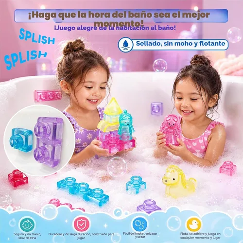 Vista 5 de JOY SPOT! 54 bloques de construcción suaves para niños pequeños, bloques