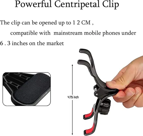 Vista 5 de Chapter Seven Soporte universal para teléfono celular con cuello de cisne flexible y brazo ajustable