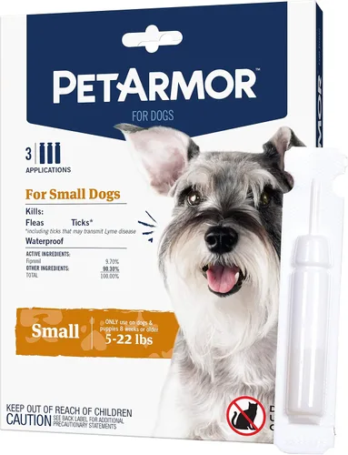 Vista 2 de PetArmor Tratamiento de pulgas y garrapatas para perros, 5-22 lbs, 3