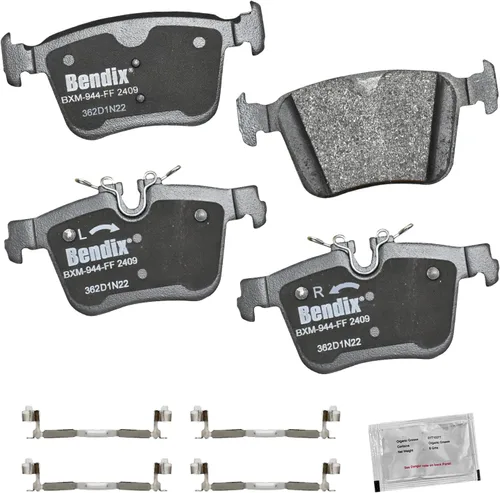 Vista 314 de Bendix Priority1 CFC154 - Juego de pastillas de freno de disco para Avanti II, Century, LeSabre, Regal, Riviera, chasis comercial, DeVille