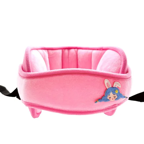 Vista 8 de Banda de apoyo para la cabeza del asiento de automóvil para bebé, cómodo soporte de almohada para cabeza y cuello, ajustable, alivio del cuello
