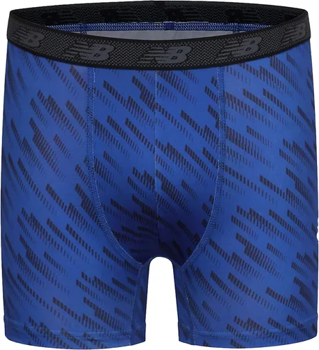 Vista 5 de New Balance Ropa interior de 3.5 pulgadas para niños, calzoncillos tipo bóxer Performance (paquete de 4)