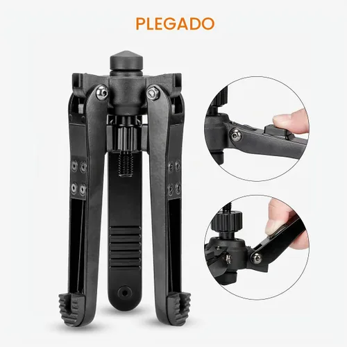 Vista 3 de Koolehaoda Soporte base monopie con patas plegables rápidas para video DSLR