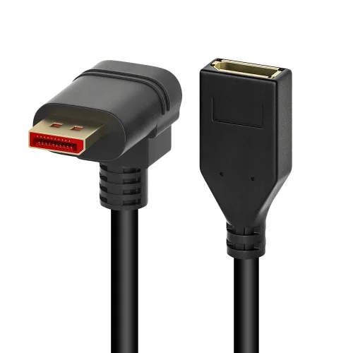 Vista 4 de Adaptador de zócalo Displayport 1.4 de 90 grados Modelo A de ALYYDBG