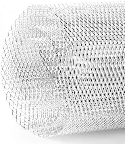 Vista 6 de 3x6mm Aluminum Car Grille Mesh, Rhombic Sheet for Universal