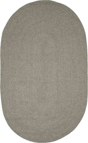 Vista 16 de BNM - Alfombra ovalada bohemia para interiores y exteriores con patrón trenzado sólido, perfecta para patio trasero, patio, oficina, sala de estar