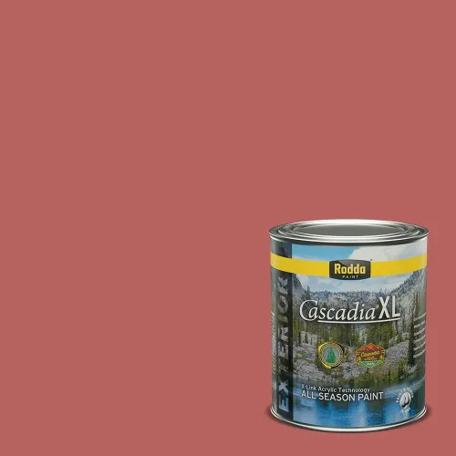 Vista 130 de Rodda Paint CASCADIA XL - Pintura satinada e imprimación para exteriores en uno, cuarto de galón, pastel en polvo