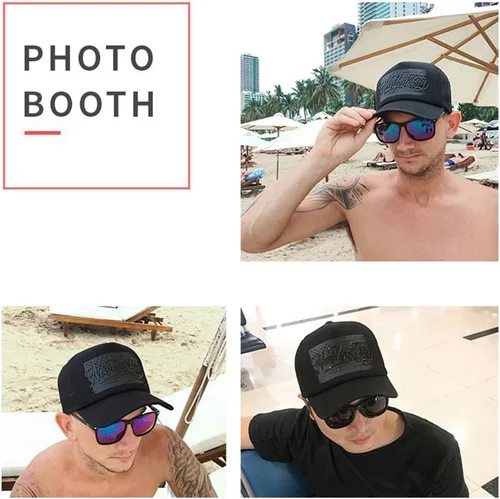 Vista 6 de Flipper - Gorra de béisbol de malla ajustable para hombre y mujer