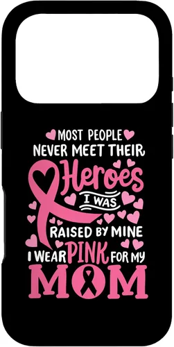 Vista 30 de Breast Cancer Awareness Wear Pink for My Mom Support Kids Case for iPhone 17