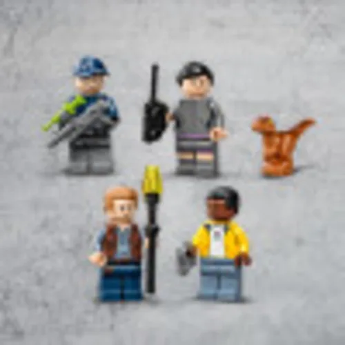 Vista 6 de LEGO Jurassic World Baryonyx Dinosaur Boat Escape 76942 Kit de construcción; juego de juguete genial para niños creativos; nuevo 2021 (308 piezas)