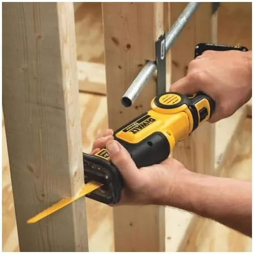 Vista 6 de DEWALT Hojas de sierra recíproca, parte trasera cónica, 6 pulgadas, 3 TPI, paquete de 5 (DW4801)