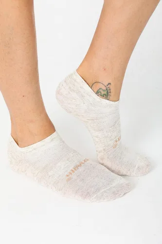 Vista 4 de GoWith 4 Pairs Men's Thin Cotton Linen Ankle Socks, Low-Cut Striped Casual No Show Sneaker Socks, Model 3149