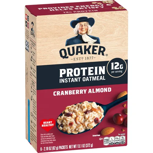 Vista 10 de Quaker, Avena instantánea sin gluten, arce y azúcar morena, 8