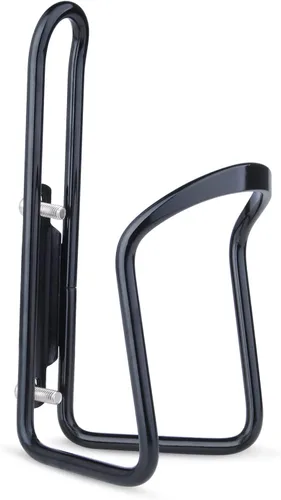 Vista 2 de FiveBox - Portabotellas de agua de aleación de aluminio para bicicletas de ciclismo, jaula para botella de agua de bicicleta Negro