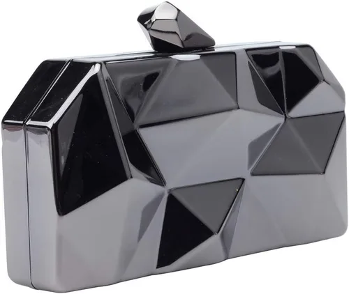 Vista 5 de LETODE Women's Elegant Chain Cross-body Bag Metal Hollow Cage Clutch