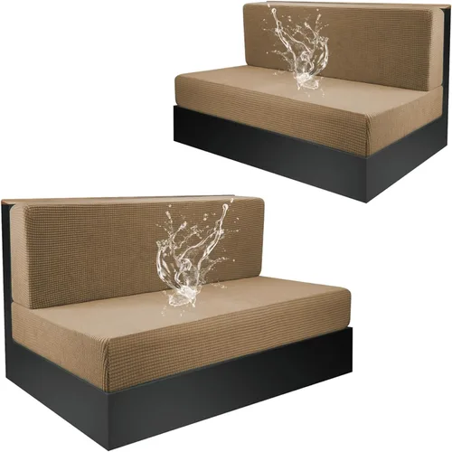 Vista 9 de Funda elástica para cojines de comedor de caravana, asiento de cabina de sofá jacquard para banco de automóvil de cámper