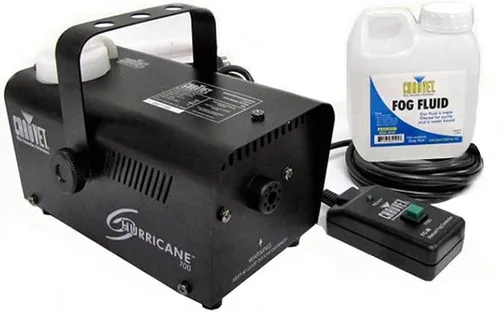 Vista 8 de Máquina de niebla CHAUVET DJ Hurricane 1000, con control remoto con cable compacto