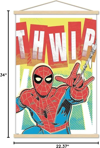 Vista 7 de Trends International Marvel Comics Spider-Man - Póster de pared con marco magnético