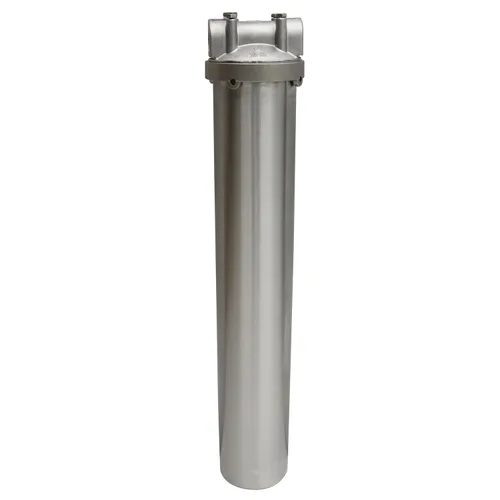 Vista 7 de TECHTONGDA Carcasa de filtro para sistema de filtración de agua Acero inoxidable 1/2 pulgada NPT para cartucho de filtro largo de 10 pulgadas 72psi