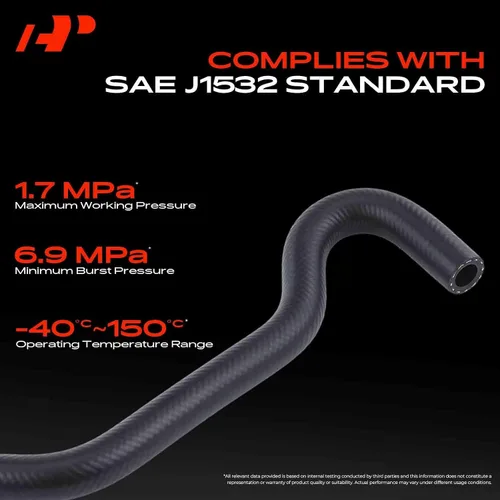 Vista 4 de A-Premium Conjunto de manguera de línea de enfriador de aceite de transmisión automática compatible con Subaru Forester 2009-2013 Impreza 2008-2011