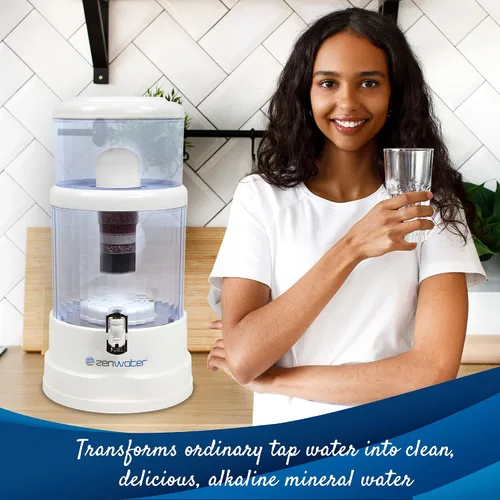 Vista 4 de Sistema de filtración y purificación para mesada de Zen Water Systems, Blanco crudo