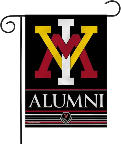 Vista 43 de Rico Industries NCAA Alumni - Bandera de jardín de doble cara de 13 x 18 pulgadas