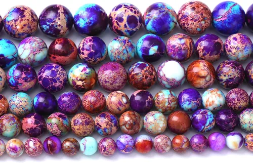 Vista 31 de 4mm 90 piezas Cuentas de piedra natural de turquesa africana para hacer joyería Cuentas sueltas de gemas redondas para pulseras, collares, aretes