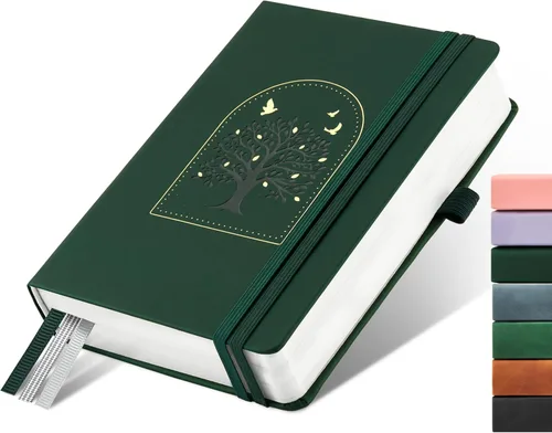 Vista 103 de ⩓ Per Se Cuaderno de Diario con Líneas (3 Paquetes), 160 Páginas Papel Grueso 100GSM, A5 Tapa Dura Cuadernos con Rayas Universitarias para Escribir