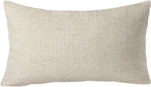 Vista 2 de Funda de cojín decorativa con diseño de árboles de Navidad, cedro, acuarela, para vacaciones, lumbar, funda de cojín de lino de algodón para cama