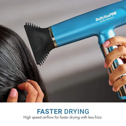 Vista 2 de BaBylissPRO Nano Titanium Professional Nano Light Ionic Dual-Voltage Lightweight Hair Dryer