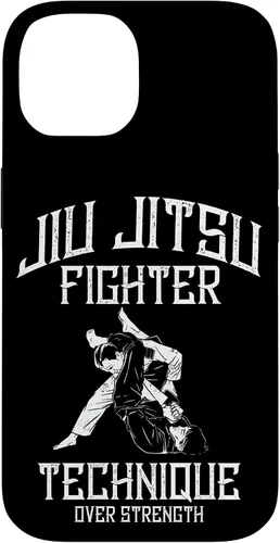 Vista 4 de Martial Arts MMA Fighter Technique Over Strenght Jiu Jitsu Case for iPhone 16