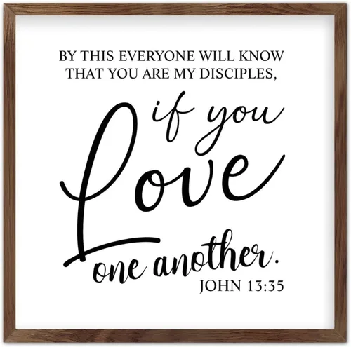 Vista 14 de Wood Sign with Frame,I Call Out to The Lord,and He Answers Me from His Holy Mountain Farmhouse Rustic Wooden Sign with Quote for Wall Art Home Decor