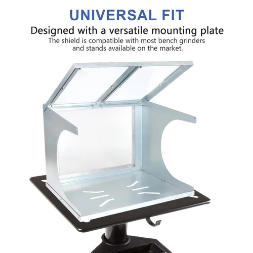 Vista 5 de SCOTTCHEN Banco amoladora de ojos cerrado, protector de seguridad universal para chispas y polvo, 1 paquete