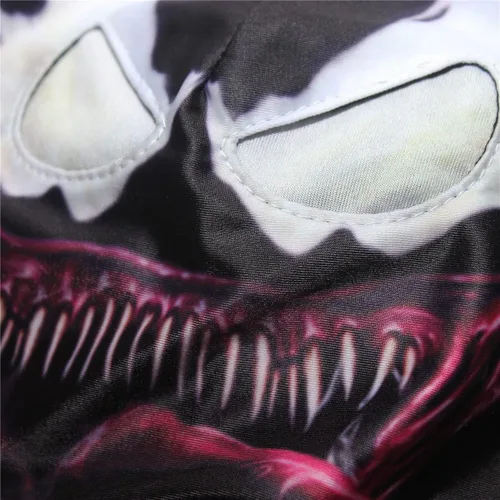 Vista 3 de Máscara de tela con capucha Pasamontañas Horrible Skull Cosplay