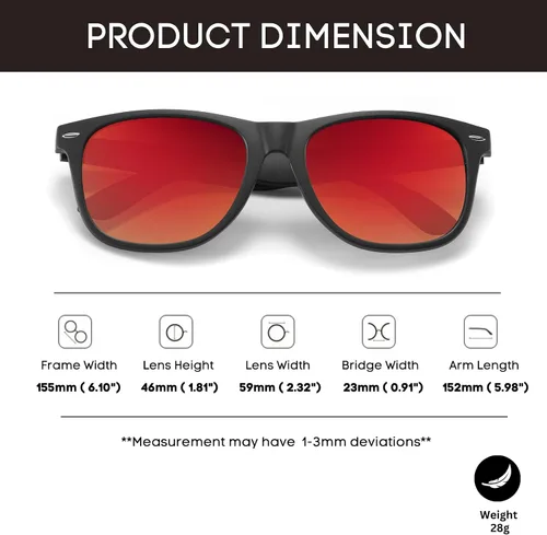 Vista 7 de PRIVEL Gafas de sol polarizadas extra grandes de tamaño XXL de 6.102 in para hombres grandes y anchos TR90 ultraligeros protección UV400