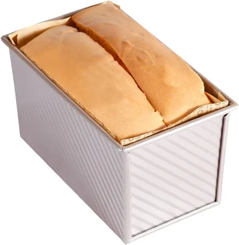 Vista 4 de CANDeal 12 piezas de papel para pan, moldes desechables para hornear, horno microondas, congelador, mini forros de Navidad, cajas de Navidad
