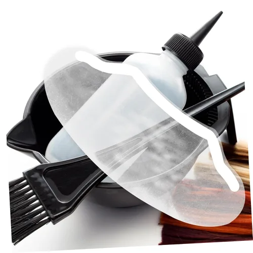 Vista 8 de PartyKindom 50 piezas de protector de ojos transparente para corte de cabello, protector de maquillaje duradero para salón y uso doméstico