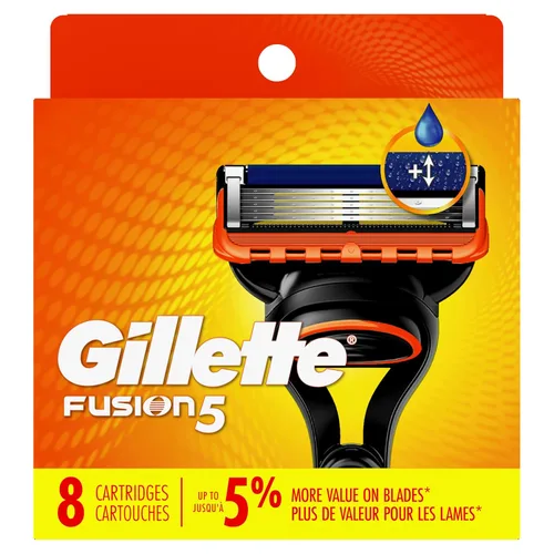 Vista 9 de Pack de 8 cartuchos para Gillette Fusion 5 Power