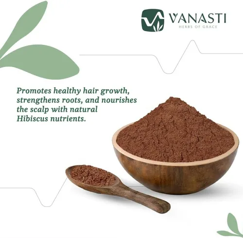 Vista 3 de Gudhal Phool Powder Jaswand Hibiscus Rosa Sinensis Hibicus Flower Powder 3.53 oz