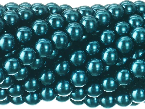 Vista 25 de RUBYCA 200 piezas de cuentas redondas de cristal checo satinado brillante pequeñas para hacer joyería 10mm Amatista Púrpura