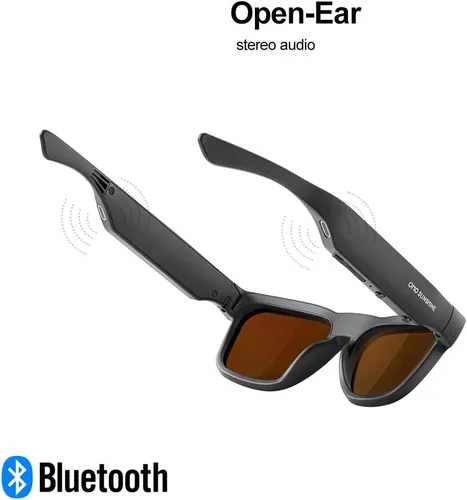 Vista 3 de OhO Smart Glasses with Full HD Camera & Open Ear Bluetooth Speaker Headphone,Built in Memory,for Men Women