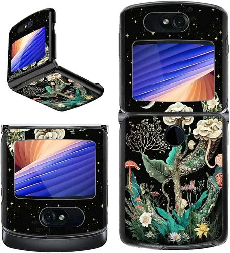 Vista 51 de Rossy Funda para Motorola Razr Plus 2023 para Moto Razr+ 2023 con patrón de niña africana para mujeres y hombres, ultra delgada, ligera