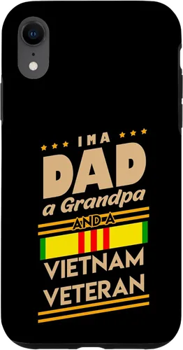 Vista 24 de Funda de regalo para iPhone 13 Pro Max I'm a Dad Grandpa And Vietnam Veteran Cool Soldier