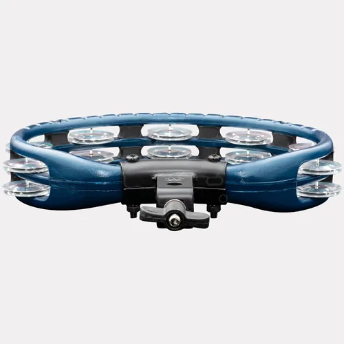 Vista 9 de Pandereta Meinl, jingles de aluminio, versión montable, azul