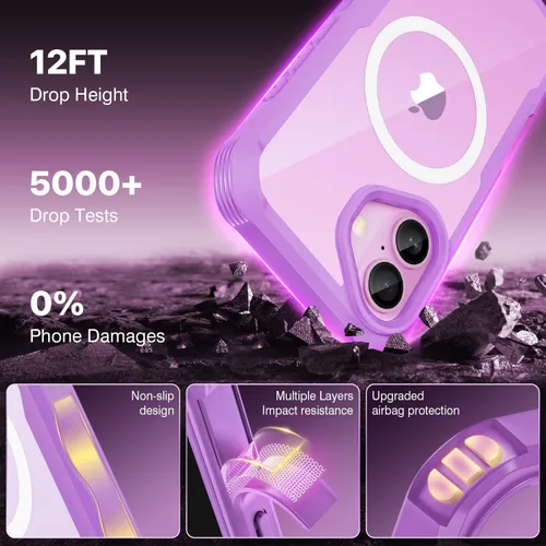 Vista 352 de CENHUFO Funda de privacidad para iPhone 11 Pro, funda de cuerpo completo con protector de pantalla de privacidad de vidrio templado 9H integrado