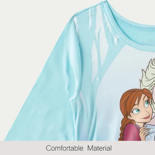 Vista 2 de Disney Frozen, Minnie Mouse, vestido de manga larga para niñas pequeñas y grandes