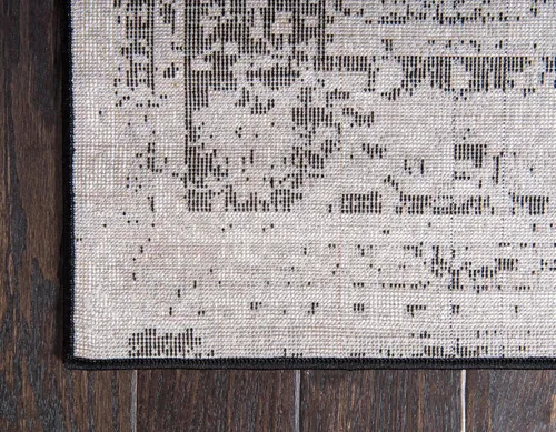 Vista 9 de Unique Loom Sofia Collection - Alfombra de la sala Garnier (9 x 12 pies, rectangular, negro/marfil)