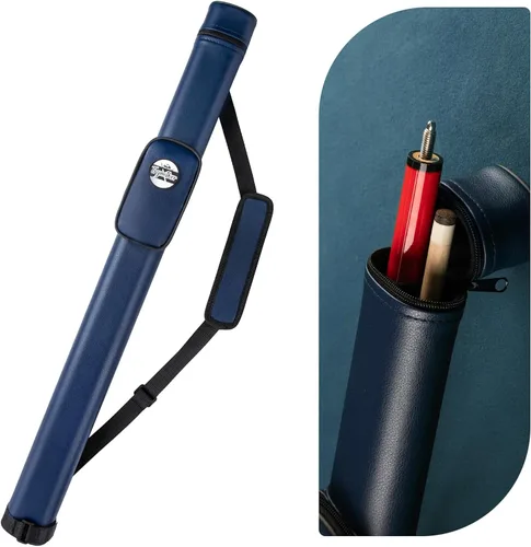 Vista 9 de Trymaker Estuche para Taco de Billar, Estuche Rígido 1×1 para Palo de Billar que Contiene 1 Taco Completo de 2 Piezas (No para Tacos de 3/4), Hecho