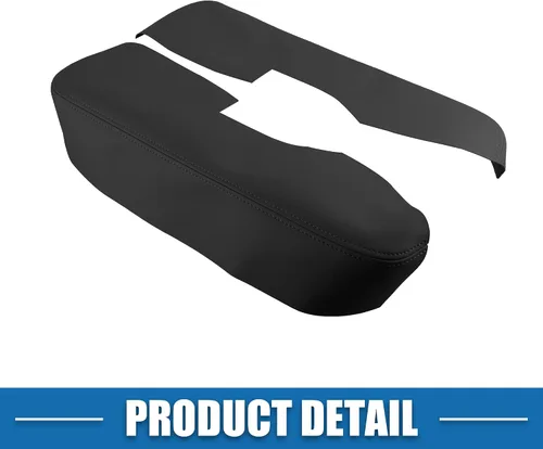 Vista 3 de Cubierta del reposabrazos del panel de la puerta delantera del coche para Acura TL 2009 2010-2014 negro 1 par