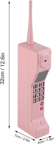 Vista 5 de Teléfono de ladrillo, adorno retro para teléfono celular vintage de los años 80, modelo vintage de teléfono celular, accesorios fotográficos